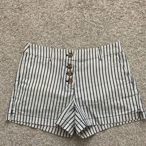 Striped Loft shorts